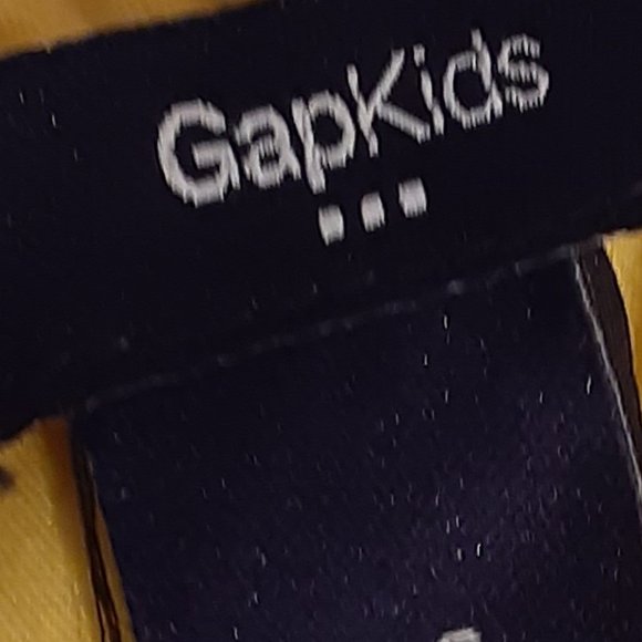 gap kids yellow eyelet dress size s  zips down in the back   preowned - Picture 3 of 4
